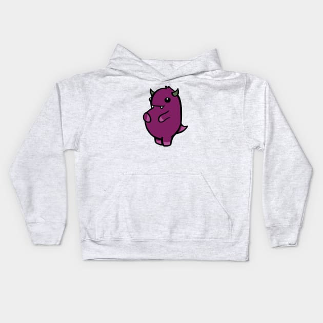 Cute Monster Kids Hoodie by Adria Adams Co.